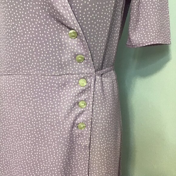 Rouje Gabin Purple Dress Size M - Picture 3 of 14